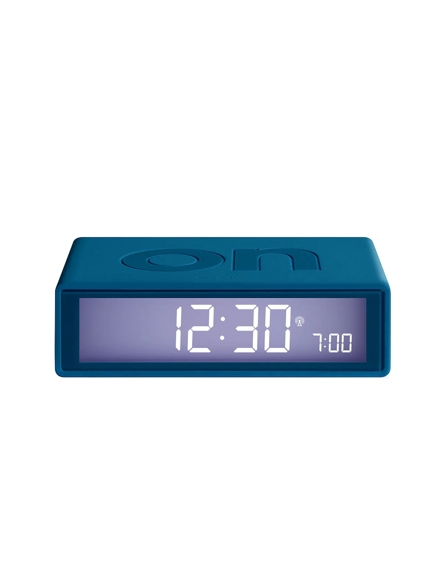 LEXON | Wecker FLIP+ 10x6,5cm Red | blau
